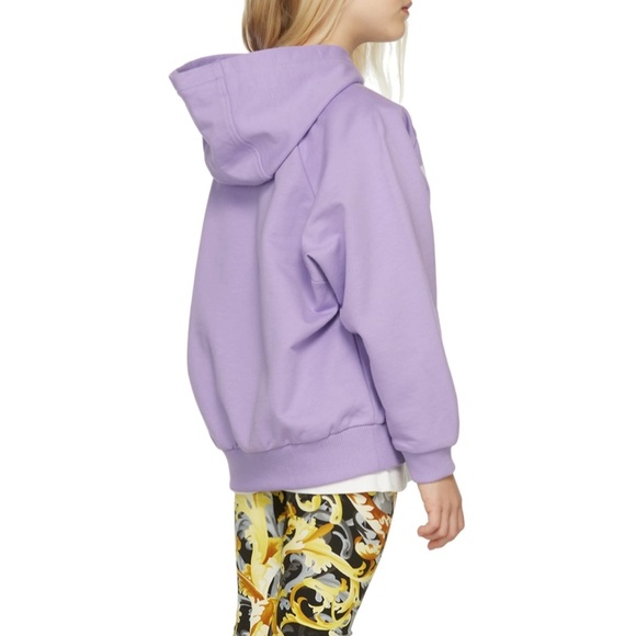 VERSACE
Kids Purple Medusa Greca Print Hoodie - Picture 3 of 9